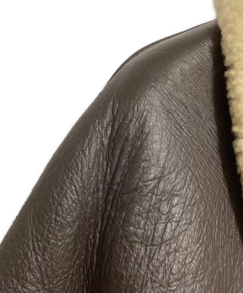 MADD（マッド）MADD (マッド) B-9 フライトジャケット ブラウン×ベージュ サイズ:Lの古着・服飾アイテム