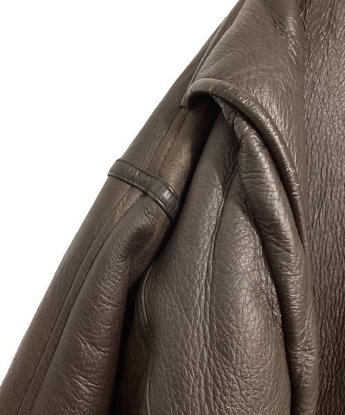 MADD（マッド）MADD (マッド) B-9 フライトジャケット ブラウン×ベージュ サイズ:Lの古着・服飾アイテム