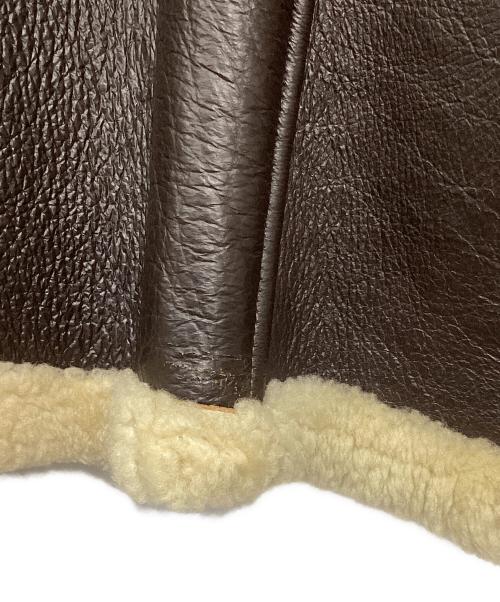 MADD（マッド）MADD (マッド) B-9 フライトジャケット ブラウン×ベージュ サイズ:Lの古着・服飾アイテム