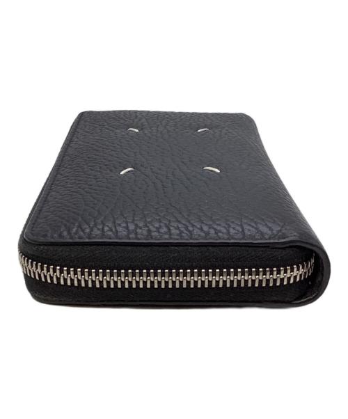Maison Margiela（メゾンマルジェラ）Maison Margiela (メゾンマルジェラ) 4ステッチ ジップアラウンドウォレット/長財布 ブラックの古着・服飾アイテム