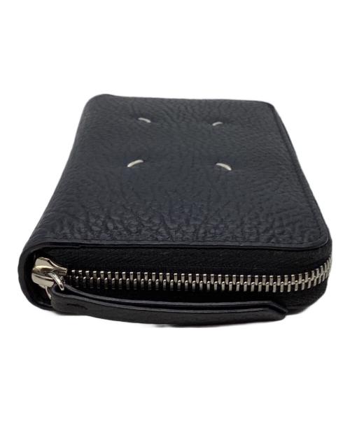 Maison Margiela（メゾンマルジェラ）Maison Margiela (メゾンマルジェラ) 4ステッチ ジップアラウンドウォレット/長財布 ブラックの古着・服飾アイテム