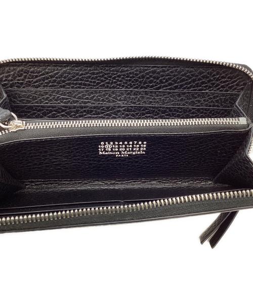 Maison Margiela（メゾンマルジェラ）Maison Margiela (メゾンマルジェラ) 4ステッチ ジップアラウンドウォレット/長財布 ブラックの古着・服飾アイテム