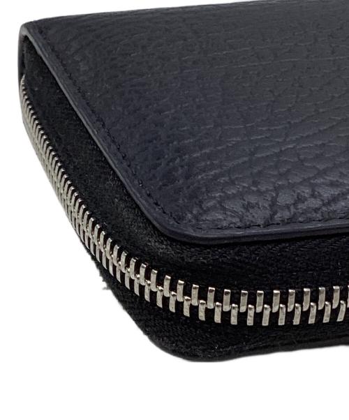 Maison Margiela（メゾンマルジェラ）Maison Margiela (メゾンマルジェラ) 4ステッチ ジップアラウンドウォレット/長財布 ブラックの古着・服飾アイテム
