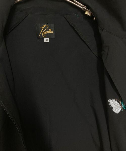 Needles（ニードルズ）Needles (ニードルズ) B'2nd (ビーセカンド) 別注 Track Jacket poly ripstop ブラック×グリーン サイズ:Mの古着・服飾アイテム