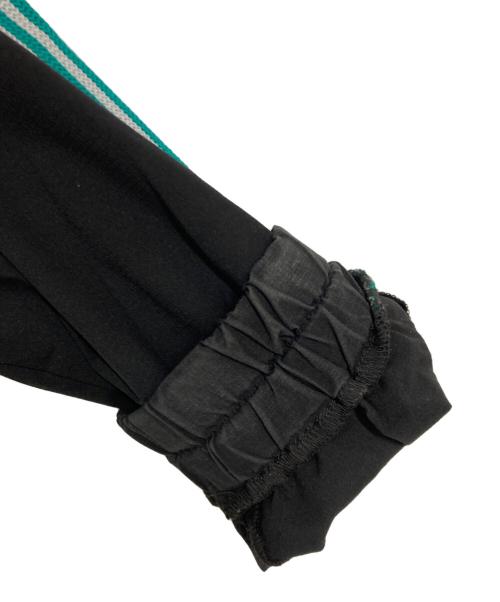 Needles（ニードルズ）Needles (ニードルズ) B'2nd (ビーセカンド) 別注 Track Jacket poly ripstop ブラック×グリーン サイズ:Mの古着・服飾アイテム