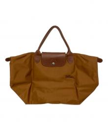 LONGCHAMP（ロンシャン）の古着「プリアージュ M サステナブル」｜ブラウン