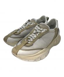 JIMMY CHOO（ジミーチュウ）の古着「RAINE ローカットスニーカー」｜ベージュ