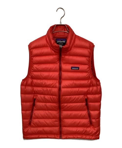 Patagonia（パタゴニア）Patagonia (パタゴニア) Down Sweater Vest/ダウン・セーター・ベスト レッド サイズ:Mの古着・服飾アイテム