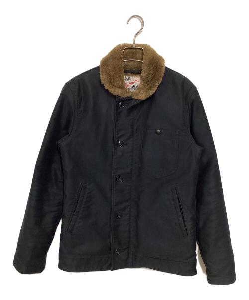LEE（リー）LEE (リー) nano・universe (ナノ・ユニバース) 別注N-1 デッキジャケット ネイビー サイズ:Mの古着・服飾アイテム