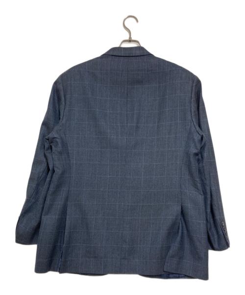 BROOKS BROTHERS（ブルックスブラザーズ）BROOKS BROTHERS (ブルックスブラザーズ) チェック柄テーラードジャケット ブルー サイズ:42の古着・服飾アイテム