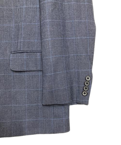 BROOKS BROTHERS（ブルックスブラザーズ）BROOKS BROTHERS (ブルックスブラザーズ) チェック柄テーラードジャケット ブルー サイズ:42の古着・服飾アイテム