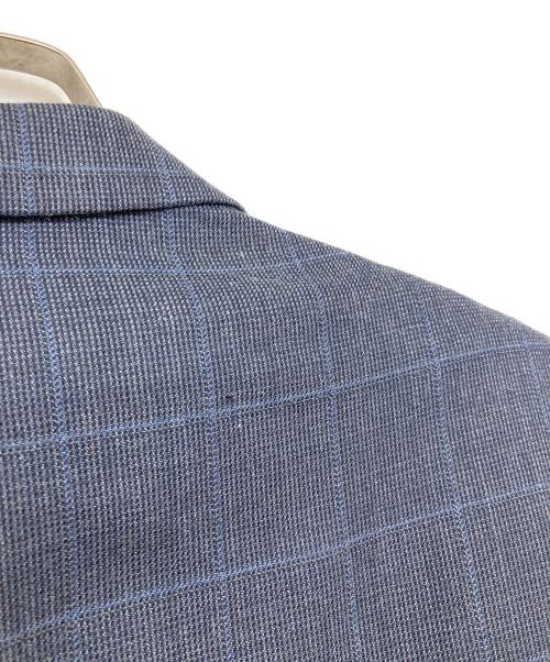 BROOKS BROTHERS（ブルックスブラザーズ）BROOKS BROTHERS (ブルックスブラザーズ) チェック柄テーラードジャケット ブルー サイズ:42の古着・服飾アイテム