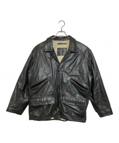 中古・古着通販】CHEVIGNON (シェビニオン) レザージャケット ブラック