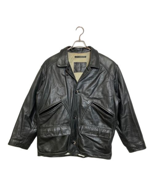 CHEVIGNON（シェビニオン）CHEVIGNON (シェビニオン) レザージャケット ブラック サイズ:不明の古着・服飾アイテム