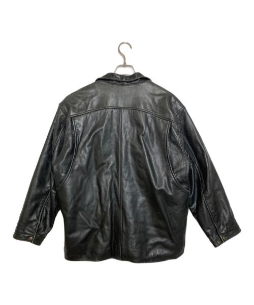 CHEVIGNON（シェビニオン）CHEVIGNON (シェビニオン) レザージャケット ブラック サイズ:不明の古着・服飾アイテム