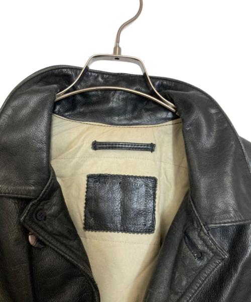 CHEVIGNON（シェビニオン）CHEVIGNON (シェビニオン) レザージャケット ブラック サイズ:不明の古着・服飾アイテム