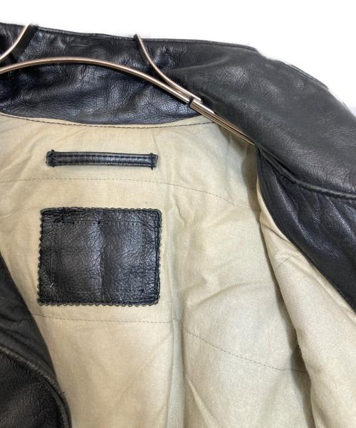 CHEVIGNON（シェビニオン）CHEVIGNON (シェビニオン) レザージャケット ブラック サイズ:不明の古着・服飾アイテム