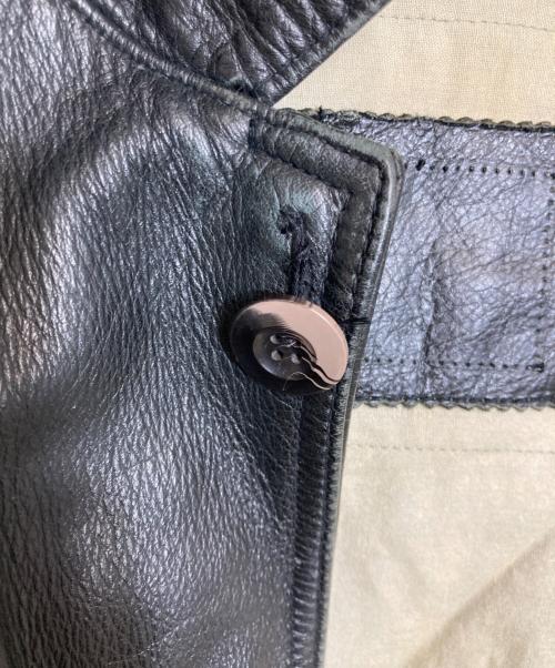 CHEVIGNON（シェビニオン）CHEVIGNON (シェビニオン) レザージャケット ブラック サイズ:不明の古着・服飾アイテム