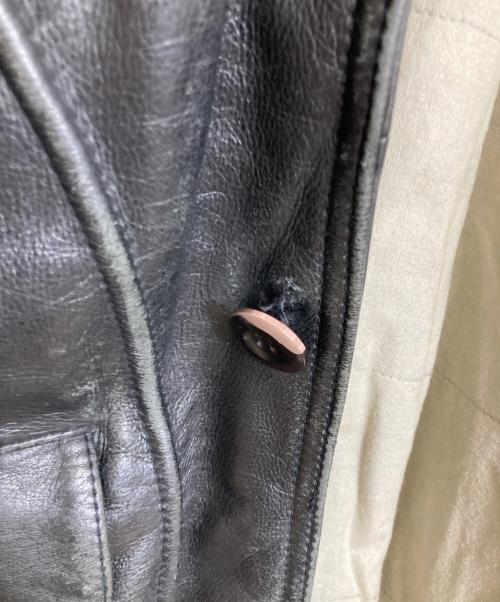 CHEVIGNON（シェビニオン）CHEVIGNON (シェビニオン) レザージャケット ブラック サイズ:不明の古着・服飾アイテム