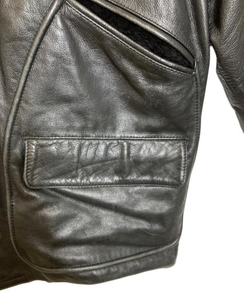 CHEVIGNON（シェビニオン）CHEVIGNON (シェビニオン) レザージャケット ブラック サイズ:不明の古着・服飾アイテム