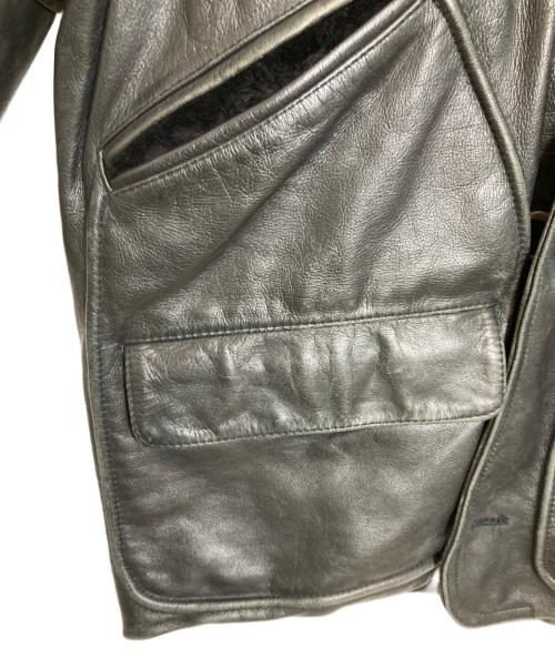 CHEVIGNON（シェビニオン）CHEVIGNON (シェビニオン) レザージャケット ブラック サイズ:不明の古着・服飾アイテム