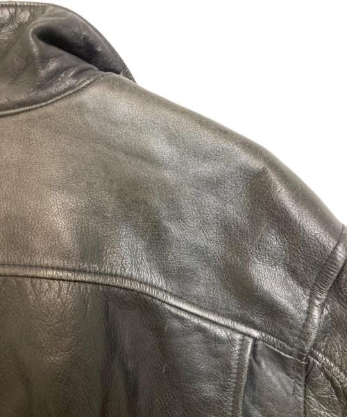 CHEVIGNON（シェビニオン）CHEVIGNON (シェビニオン) レザージャケット ブラック サイズ:不明の古着・服飾アイテム