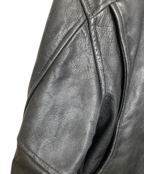 CHEVIGNON（シェビニオン）CHEVIGNON (シェビニオン) レザージャケット ブラック サイズ:不明の古着・服飾アイテム