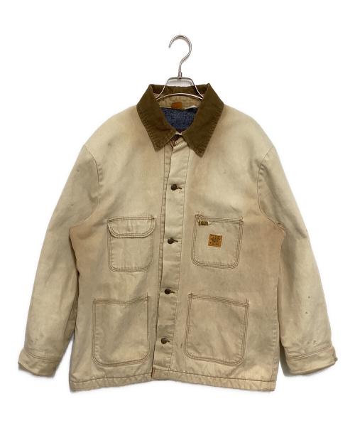 BIG BEN（ビックベン）BIG BEN (ビックベン) 80’S 裏ブランケットカバーオール ベージュ サイズ:44の古着・服飾アイテム
