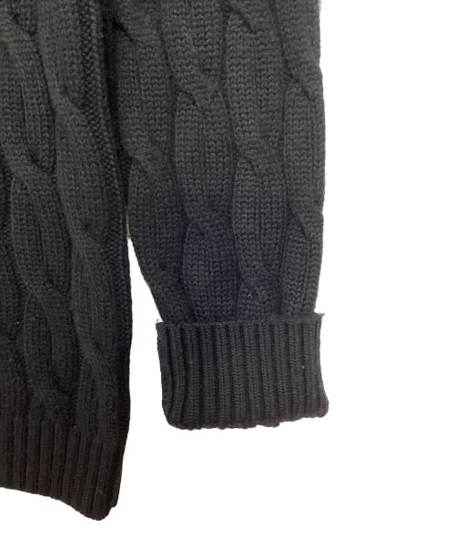 1piu1uguale3（ウノピュウノウグァーレトレ）1piu1uguale3 (ウノピュウノウグァーレトレ) タートルネックニット ブラック サイズ:4の古着・服飾アイテム