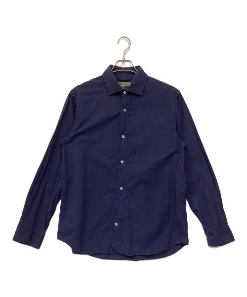 NIGEL CABOURN（ナイジェルケーボン）NIGEL CABOURN (ナイジェルケーボン) BRITISH OFFICERS SHIRT ネイビー サイズ:48の古着・服飾アイテム