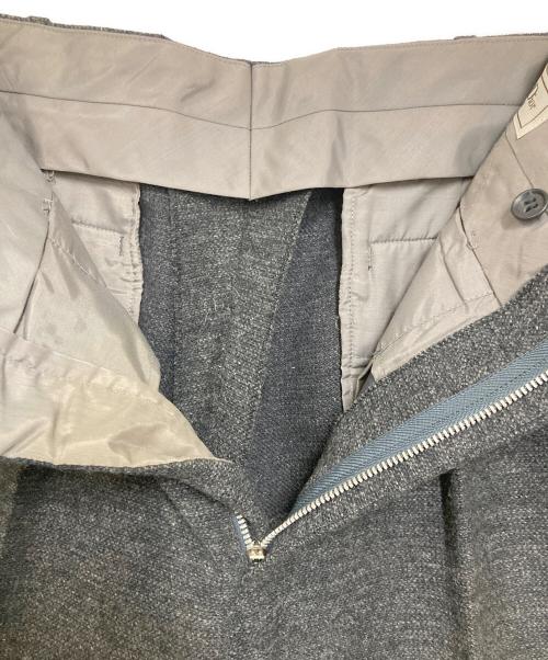 Christian Dior MONSIEUR（クリスチャンディオールムッシュ）Christian Dior MONSIEUR (クリスチャンディオールムッシュ) オールドタックウールパンツ グレー サイズ:Lの古着・服飾アイテム