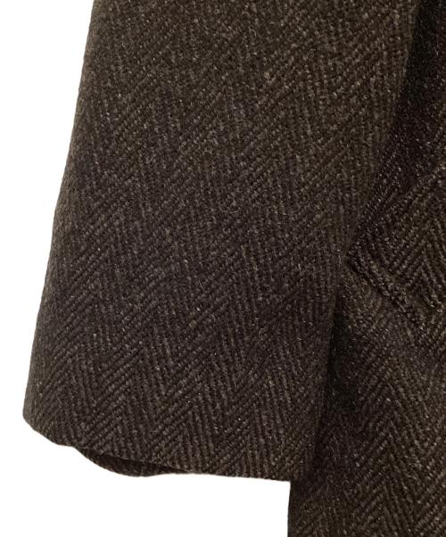 agnes b homme（アニエスベーオム）agnes b homme (アニエスベーオム) ウールステンカラーコート ブラウン サイズ:2の古着・服飾アイテム