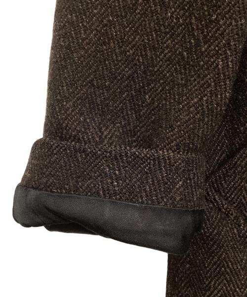 agnes b homme（アニエスベーオム）agnes b homme (アニエスベーオム) ウールステンカラーコート ブラウン サイズ:2の古着・服飾アイテム