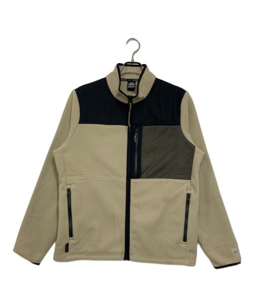 UNDER ARMOUR（アンダーアーマー）UNDER ARMOUR (アンダーアーマー) フリースジャケット ブラック×ベージュ サイズ:Ｌの古着・服飾アイテム
