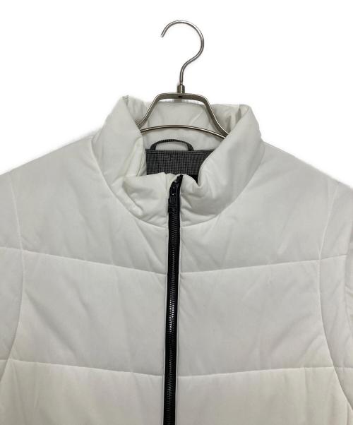 BLACK LABEL CRESTBRIDGE（ブラックレーベル クレストブリッジ）BLACK LABEL CRESTBRIDGE (ブラックレーベル クレストブリッジ) 袖着脱可能中綿ジャケット/Detachable sleeve padded jacket ホワイト サイズ:Ｌの古着・服飾アイテム