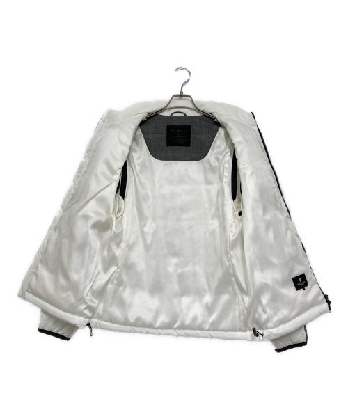 BLACK LABEL CRESTBRIDGE（ブラックレーベル クレストブリッジ）BLACK LABEL CRESTBRIDGE (ブラックレーベル クレストブリッジ) 袖着脱可能中綿ジャケット/Detachable sleeve padded jacket ホワイト サイズ:Ｌの古着・服飾アイテム