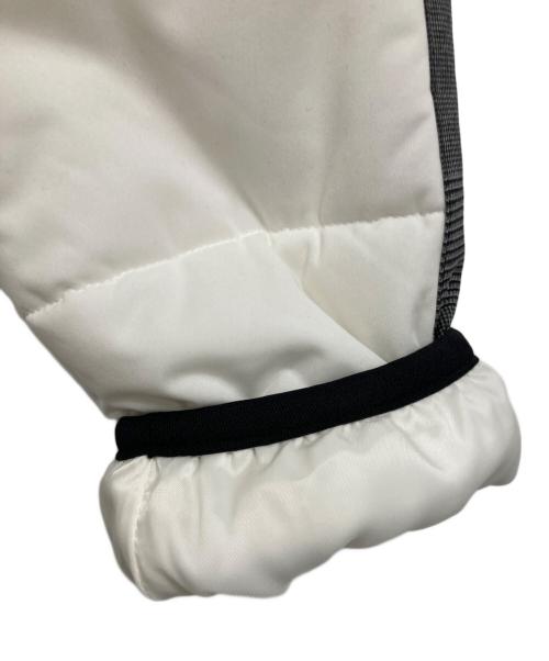 BLACK LABEL CRESTBRIDGE（ブラックレーベル クレストブリッジ）BLACK LABEL CRESTBRIDGE (ブラックレーベル クレストブリッジ) 袖着脱可能中綿ジャケット/Detachable sleeve padded jacket ホワイト サイズ:Ｌの古着・服飾アイテム