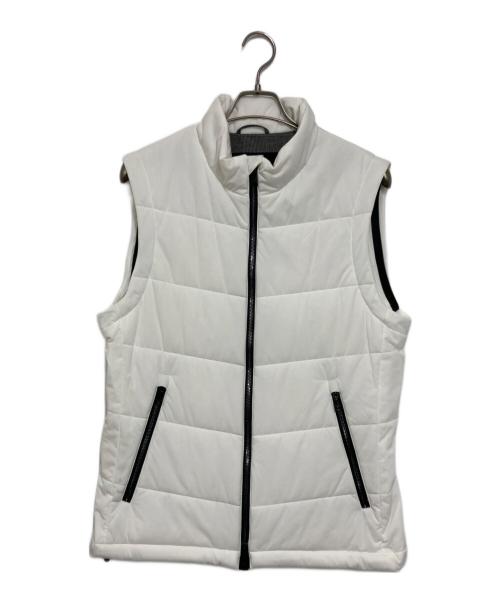BLACK LABEL CRESTBRIDGE（ブラックレーベル クレストブリッジ）BLACK LABEL CRESTBRIDGE (ブラックレーベル クレストブリッジ) 袖着脱可能中綿ジャケット/Detachable sleeve padded jacket ホワイト サイズ:Ｌの古着・服飾アイテム