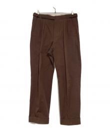 BRITISH MADE（ブリティッシュメイド）の古着「オフィサーパンツ」｜ブラウン