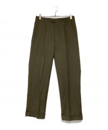 BRITISH MADE（ブリティッシュメイド）の古着「オフィサーパンツ」｜オリーブ