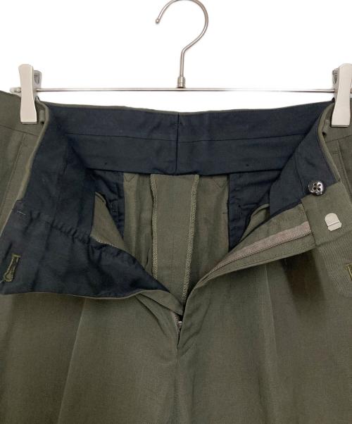 BRITISH MADE（ブリティッシュメイド）BRITISH MADE (ブリティッシュメイド) オフィサーパンツ オリーブ サイズ:Mの古着・服飾アイテム