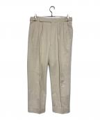 BRITISH MADEブリティッシュメイド）の古着「オフィサーパンツ」｜アイボリー