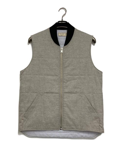 maison kitsune（メゾンキツネ）maison kitsune (メゾンキツネ) ベスト グレー サイズ:Ｓの古着・服飾アイテム