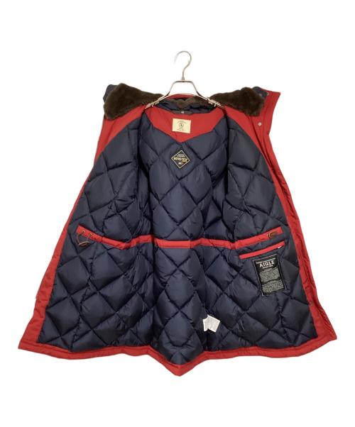 AIGLE（エーグル）AIGLE (エーグル) ダウンコート レッド サイズ:40の古着・服飾アイテム