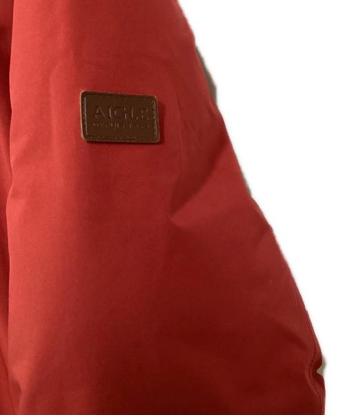 AIGLE（エーグル）AIGLE (エーグル) ダウンコート レッド サイズ:40の古着・服飾アイテム