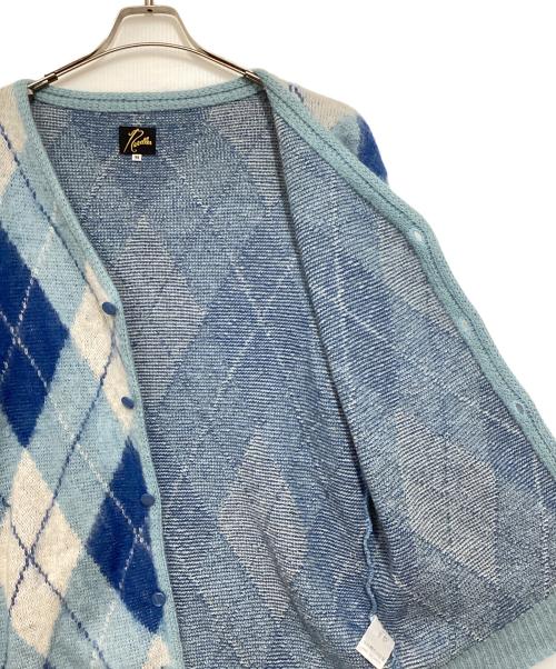 Needles（ニードルズ）Needles (ニードルズ) Mohair Cadigan ブルー サイズ:Mの古着・服飾アイテム