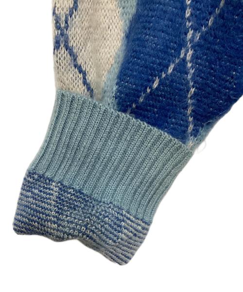 Needles（ニードルズ）Needles (ニードルズ) Mohair Cadigan ブルー サイズ:Mの古着・服飾アイテム