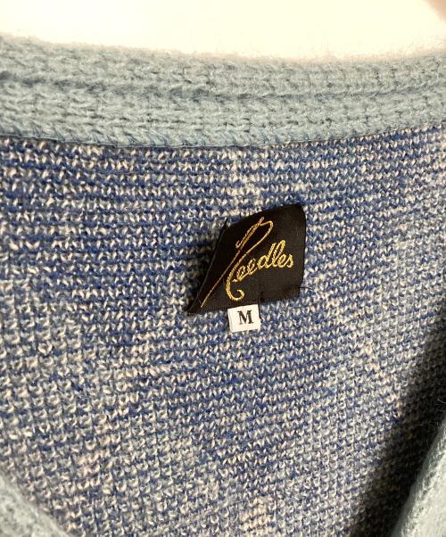 Needles（ニードルズ）Needles (ニードルズ) Mohair Cadigan ブルー サイズ:Mの古着・服飾アイテム