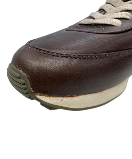 NIKE（ナイキ）NIKE (ナイキ) レザーローカットスニーカー ブラウン サイズ:US9.5の古着・服飾アイテム