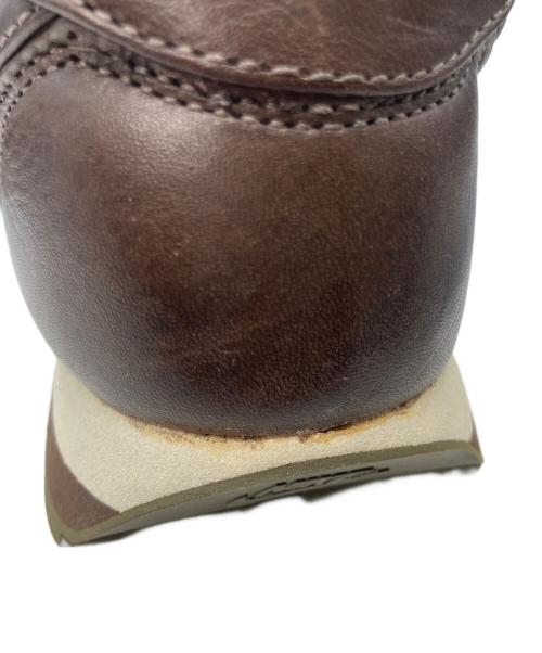 NIKE（ナイキ）NIKE (ナイキ) レザーローカットスニーカー ブラウン サイズ:US9.5の古着・服飾アイテム